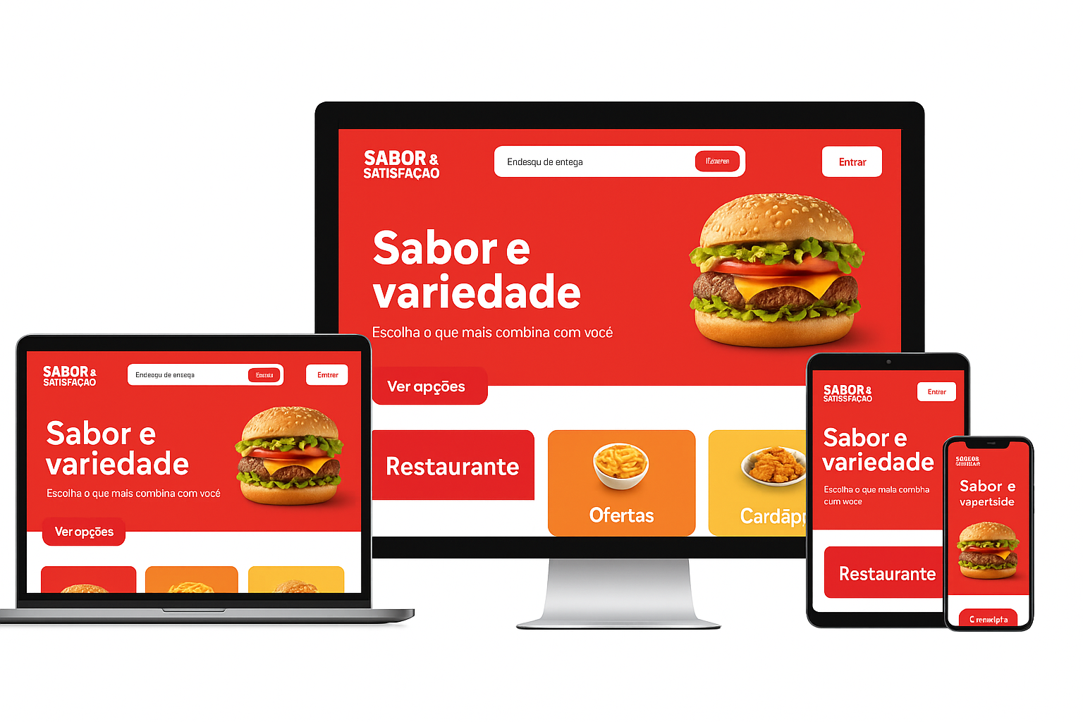 Sistema para restaurantes e fast foods pela up studio